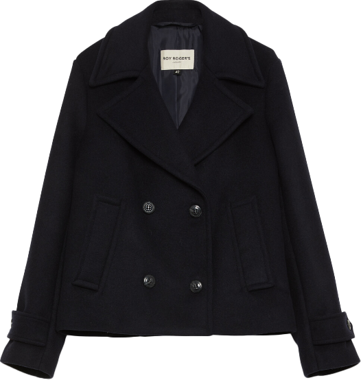 Roy Roger's Coats Blue Navy Blauw