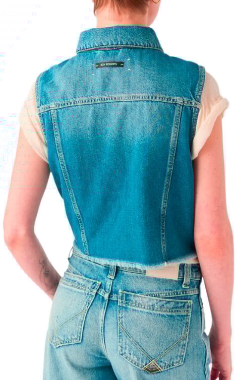 Roy Roger's Jackets Denim Blauw