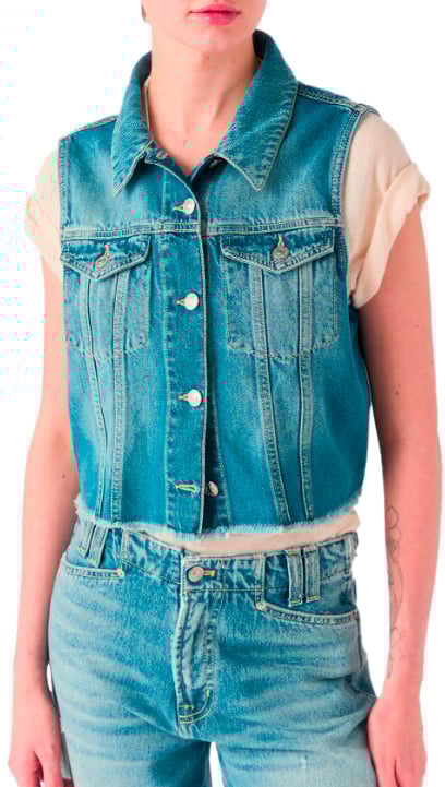 Roy Roger's Jackets Denim Blauw
