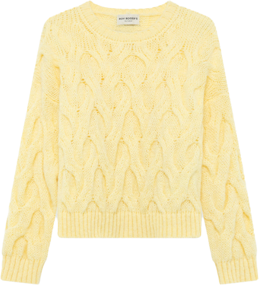 Roy Roger's Sweaters Dark Butter Beige