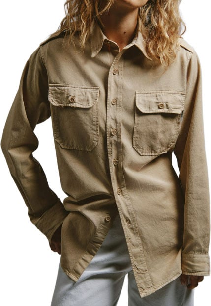 Roy Roger's Shirts Brown Beige