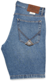 Roy Roger's Shorts Denim Blauw