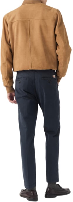 Roy Roger's Trousers Blue Navy Blauw
