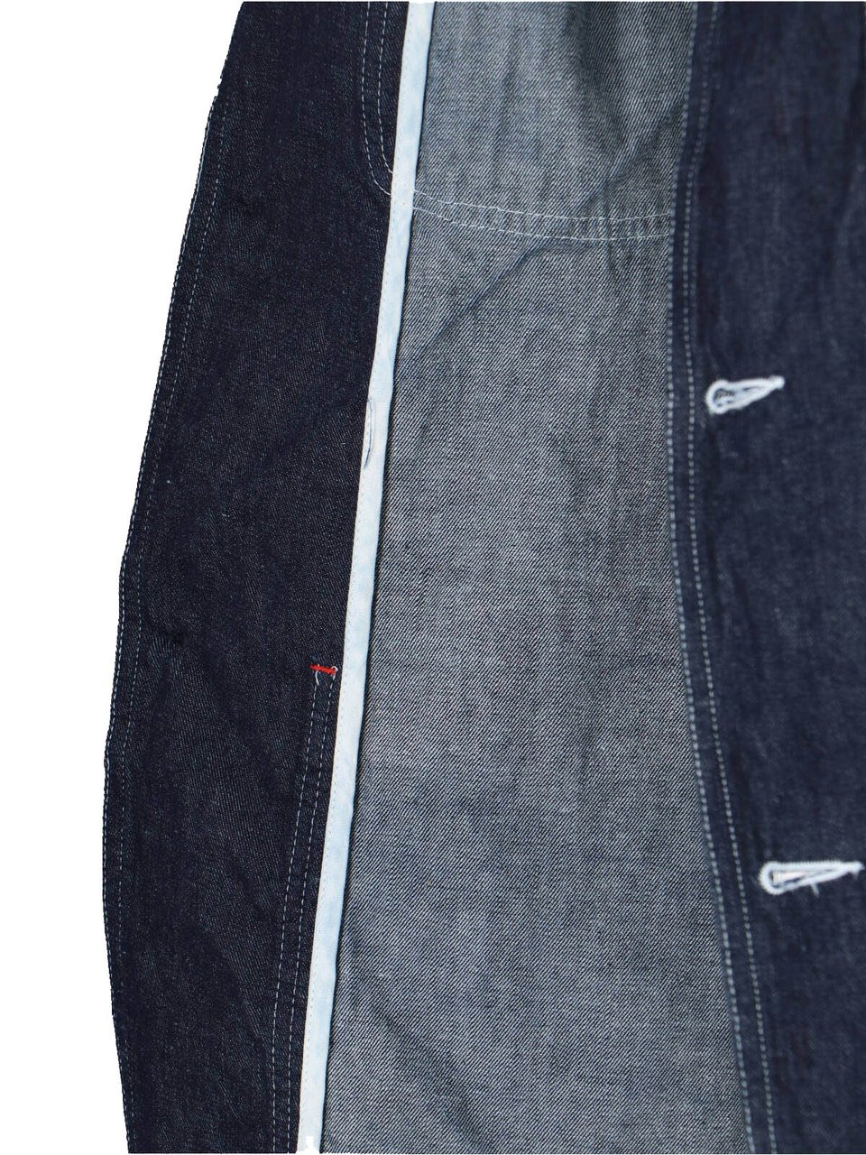 Roy Roger's Blue Denim Detachable Hood Jacket Blauw