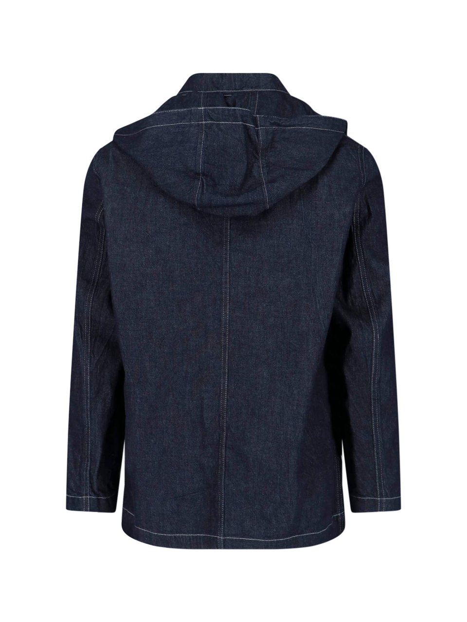 Roy Roger's Blue Denim Detachable Hood Jacket Blauw