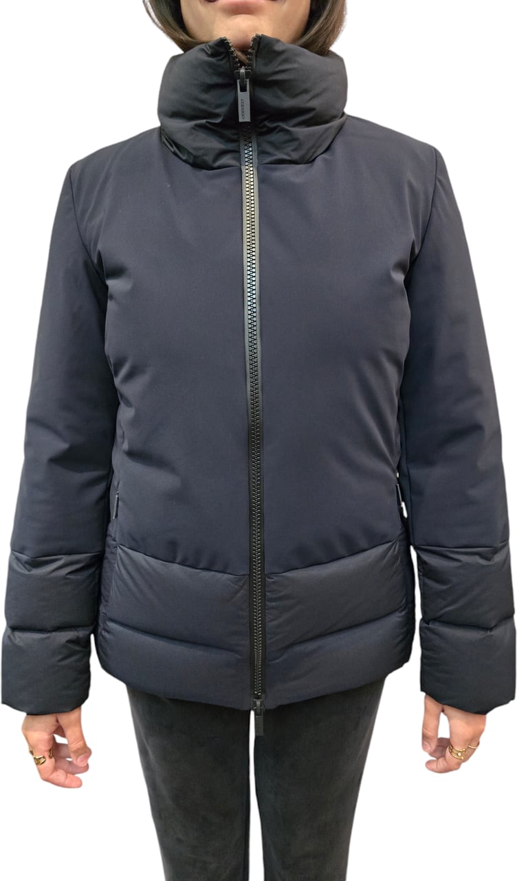 RRD Doudoune courte col montant bi matière Blue Black RRD Roberto Ricci Designs Femme 506 60 Divers