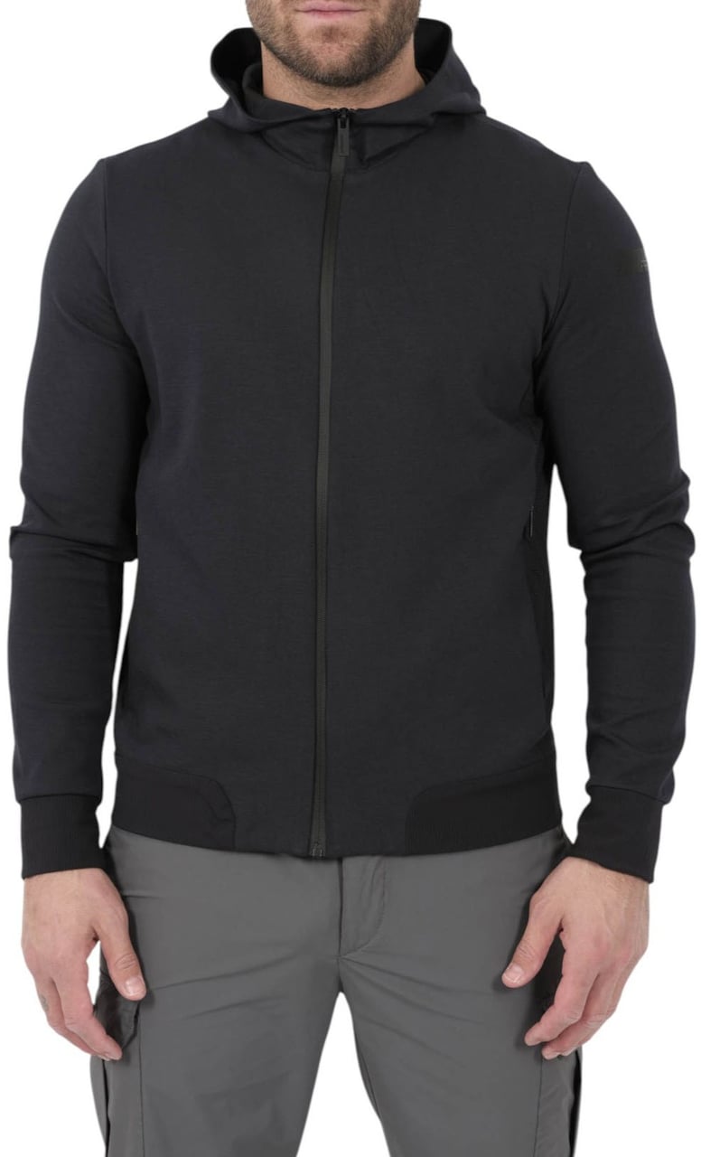 RRD Sweat capuche bleu bord visière orange 25156 60 Rrd Roberto ricci Design Homme Oranje