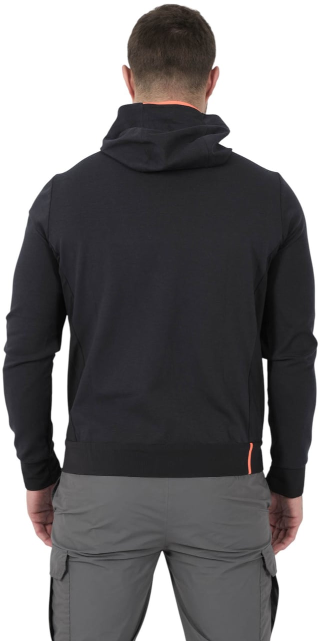 RRD Sweat capuche bleu bord visière orange 25156 60 Rrd Roberto ricci Design Homme Oranje