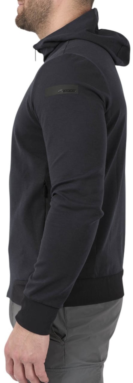 RRD Sweat capuche bleu bord visière orange 25156 60 Rrd Roberto ricci Design Homme Oranje