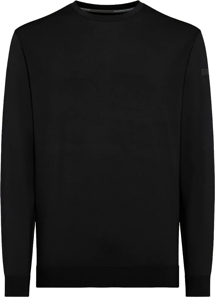 RRD Pull col rond maille chaussette tech noir RRD Roberto Ricci Designs homme 25124 10 Zwart