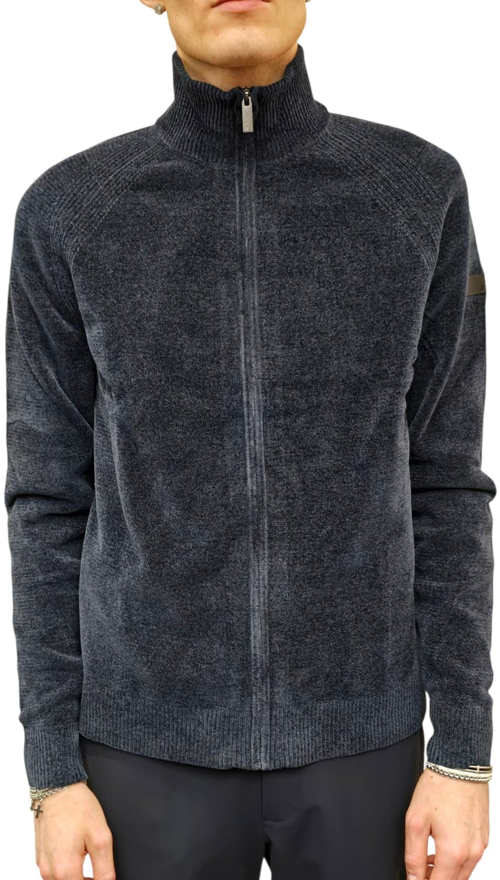 RRD Gilet zippé blue black RRD Roberto Ricci Designs Homme 25134 60 Navy