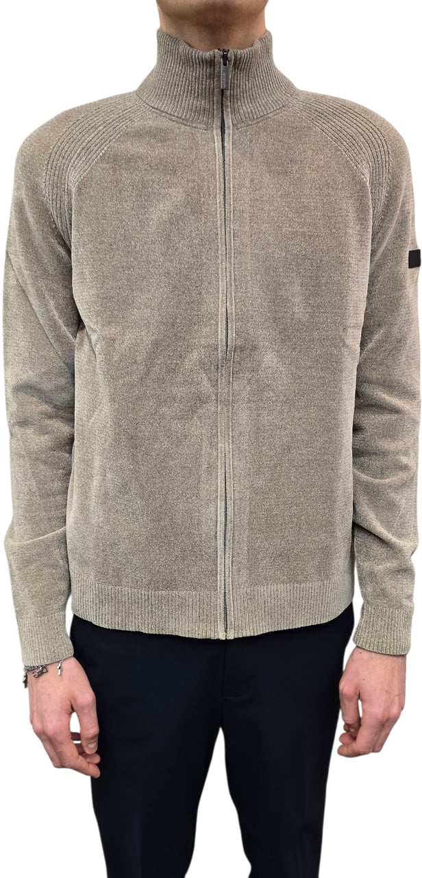 RRD Gilet zippé taupe RRD Roberto Ricci Designs homme 25134 87 Taupe