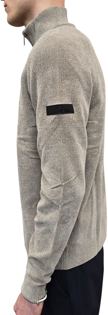 RRD Gilet zippé taupe RRD Roberto Ricci Designs homme 25134 87 Taupe