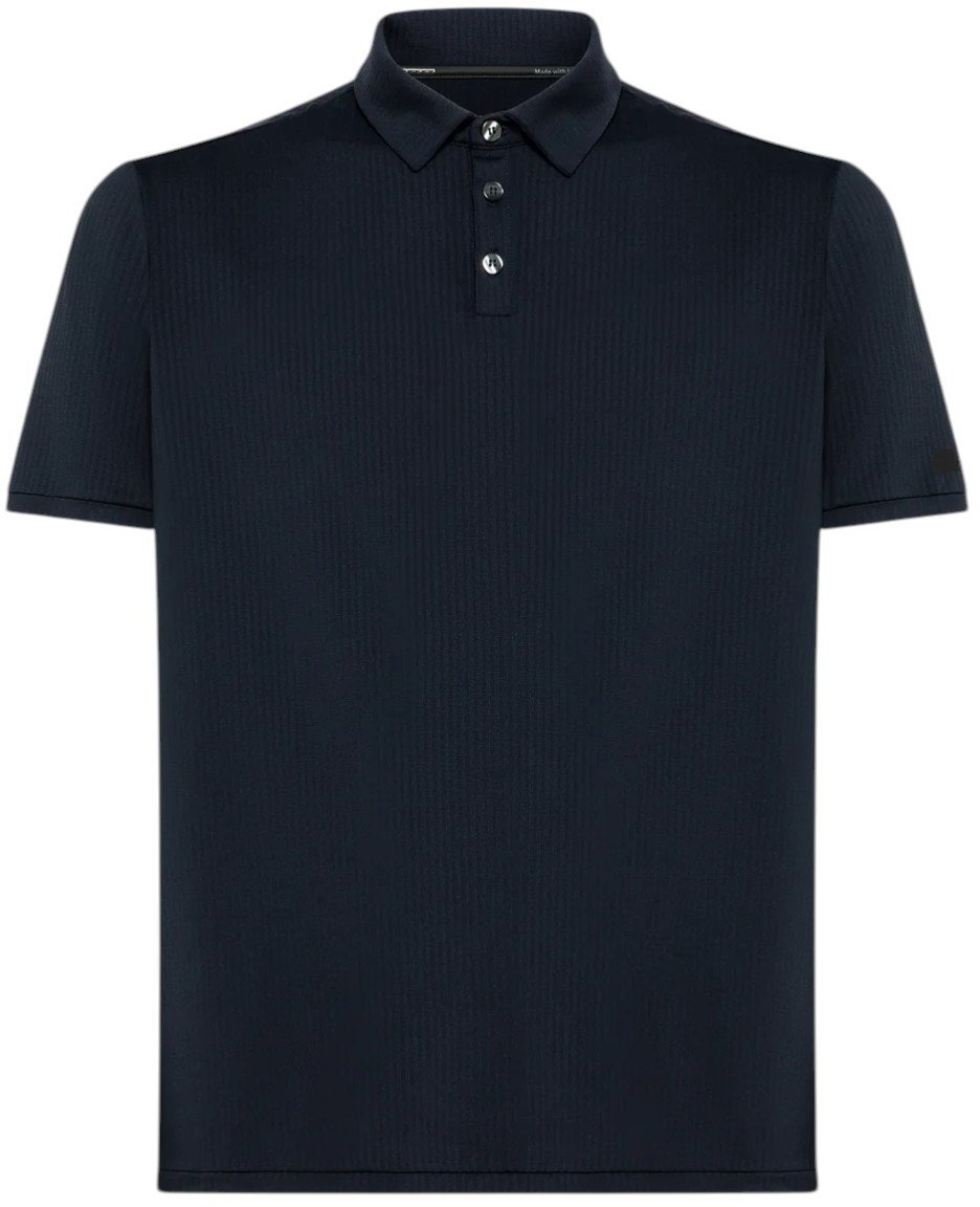 RRD Polo rainuré black navy RRD Roberto Ricci Designs Homme 26227 60 Zwart
