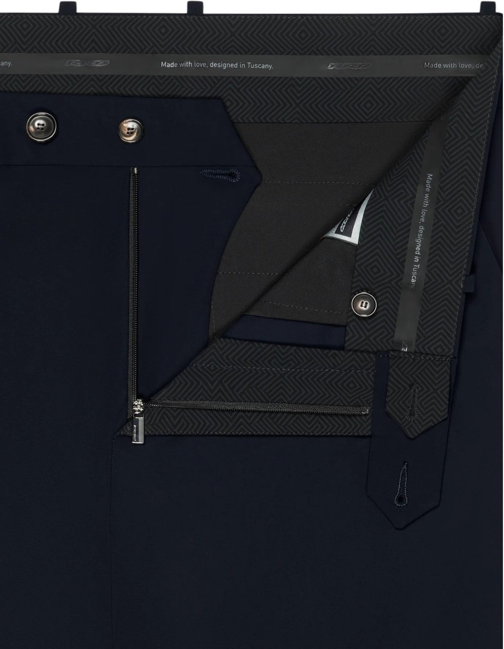 RRD Pantalon Straight blue black RRD Roberto Ricci Designs Homme 26330 60 Navy