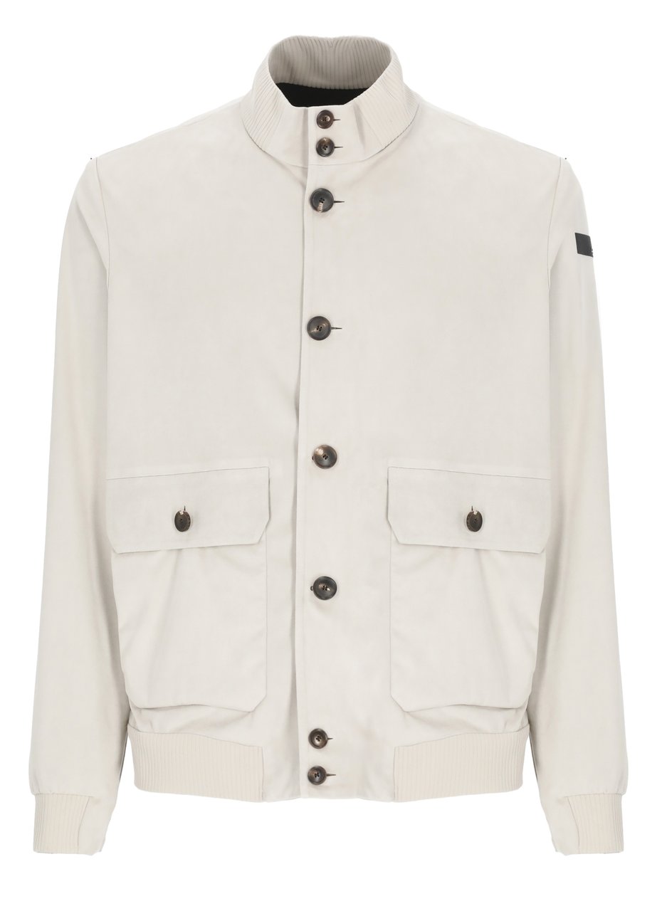 RRD White Nabucco Val Buttoned Jacket Wit
