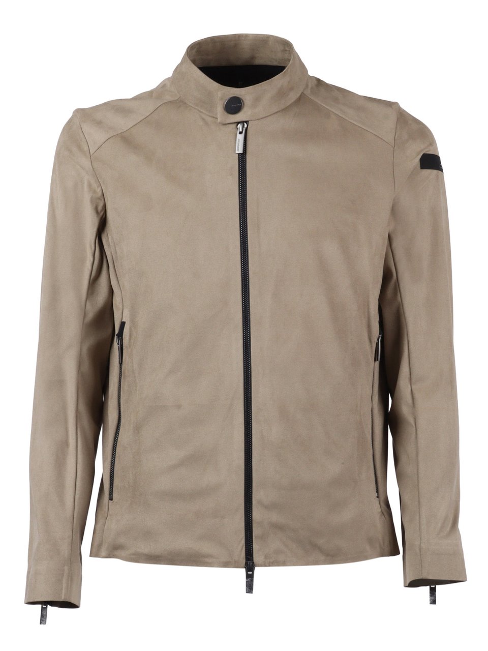 RRD Nabucco Minimalist Stand Collar Biker Jacket Roze