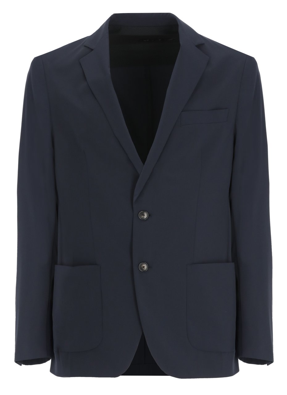 RRD Blue Terzilight Flap Pockets Blazer Zwart