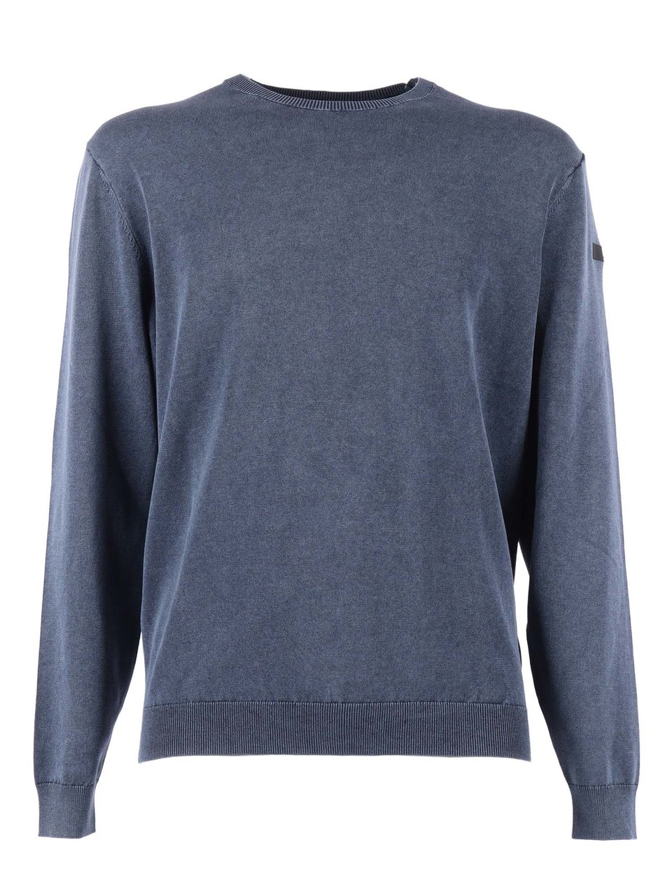 RRD Washed Effect Round Neck Sweater Grijs