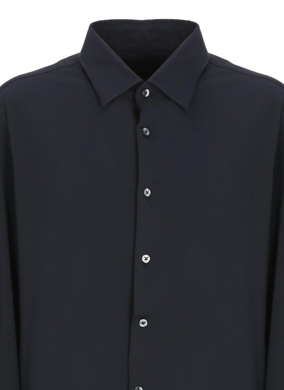 RRD Blue Oxford Casual Shirt Zwart