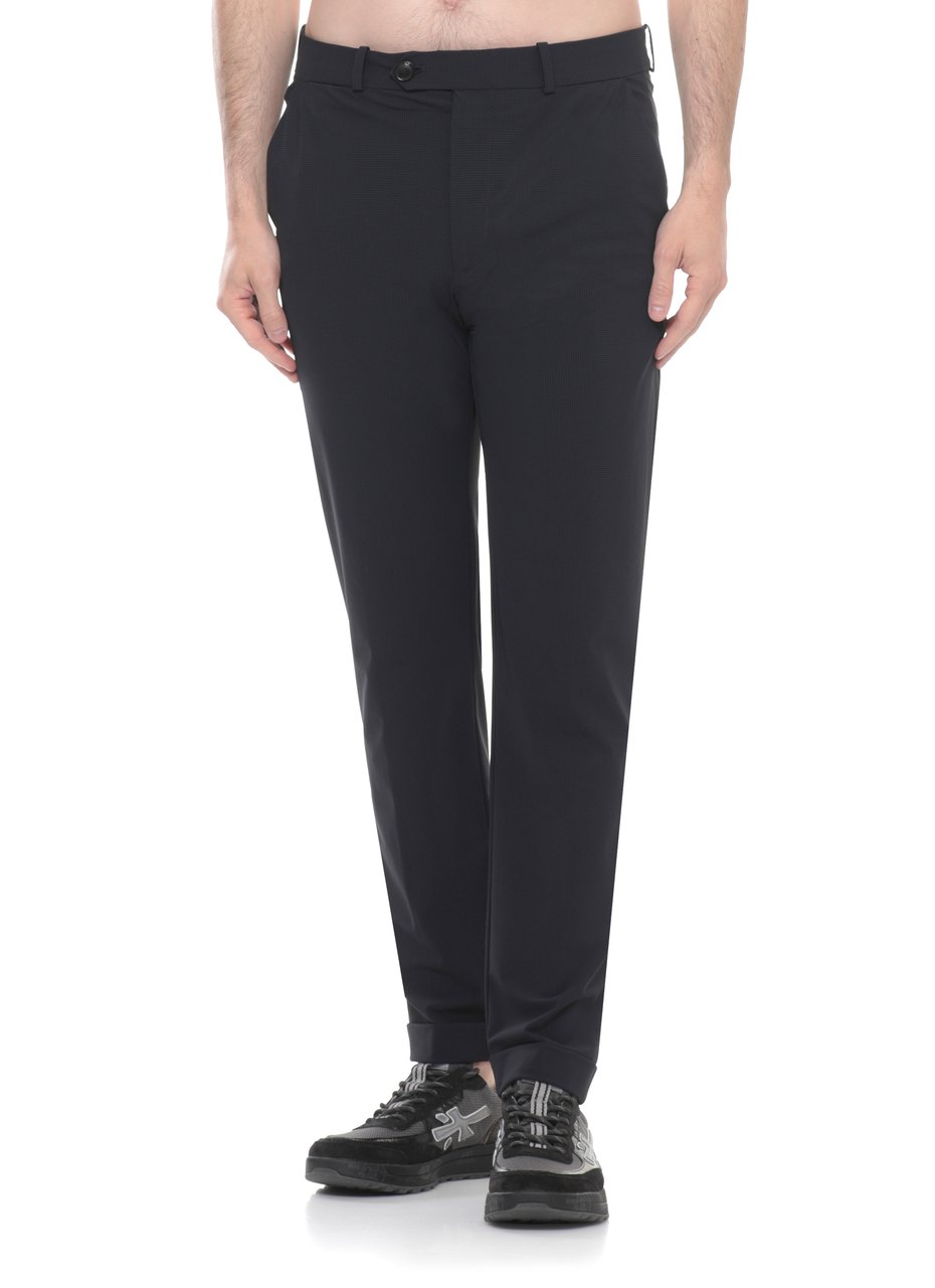 RRD Blue Surflex Micro Pied Straight-Leg Pants Zwart