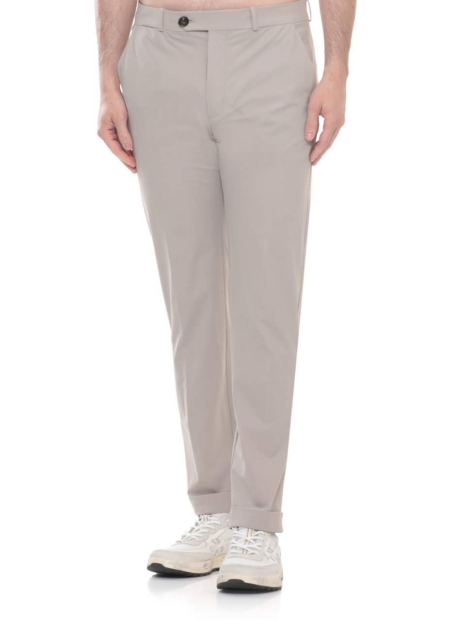 RRD Beige Surflex Micro Chino Straight-Leg Pants Grijs