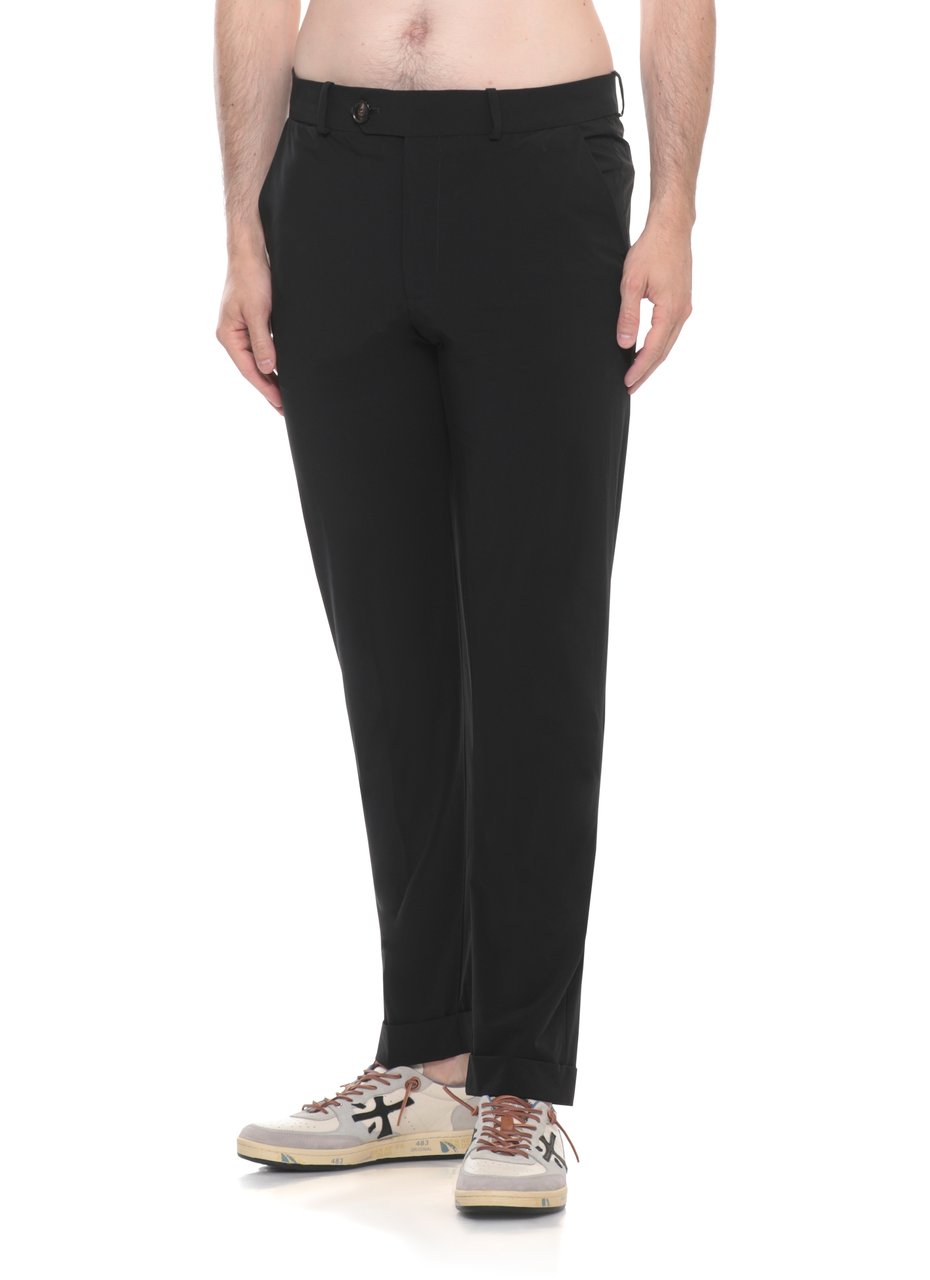 RRD Black Terzilight Chino Straight-Leg Pants Zwart