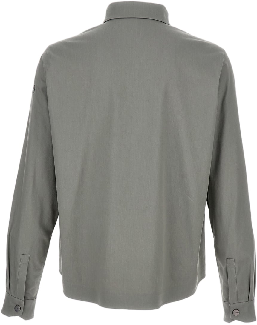 RRD Loose-Fitting Green Jacket With Front Button Closure And Subtle Logo Groen