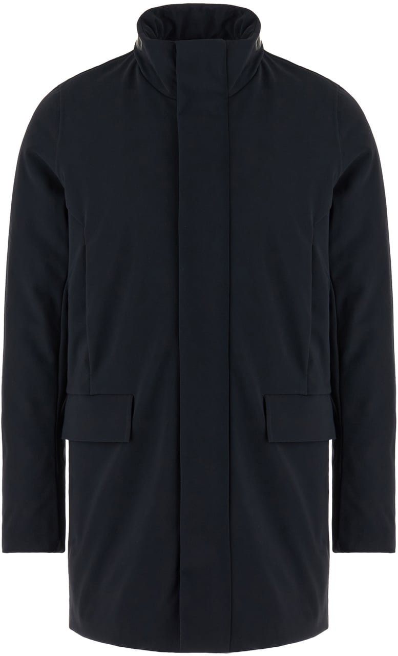 RRD RRD Midnight blue stretch nylon down jacket Blauw