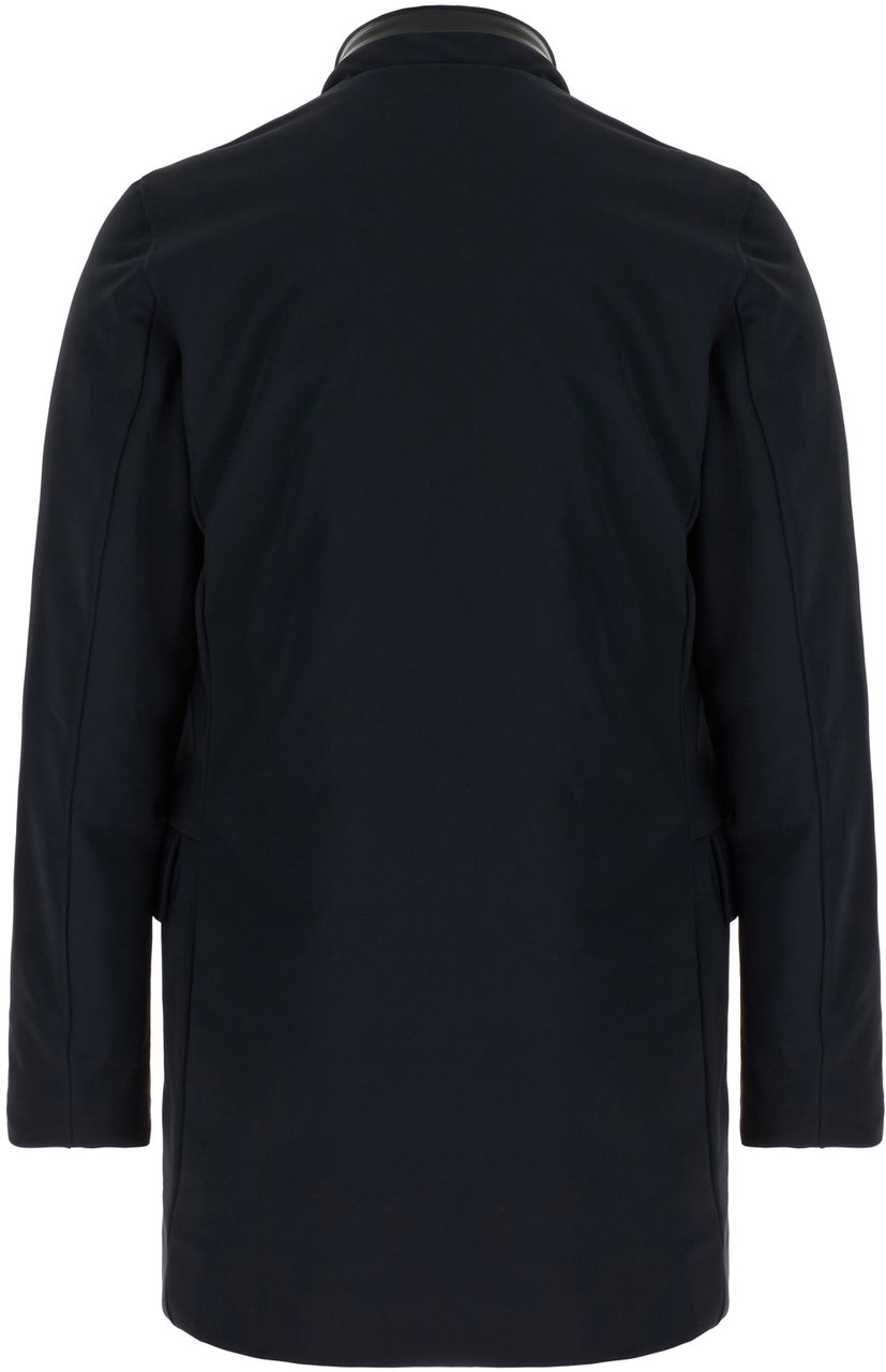 RRD RRD Midnight blue stretch nylon down jacket Blauw