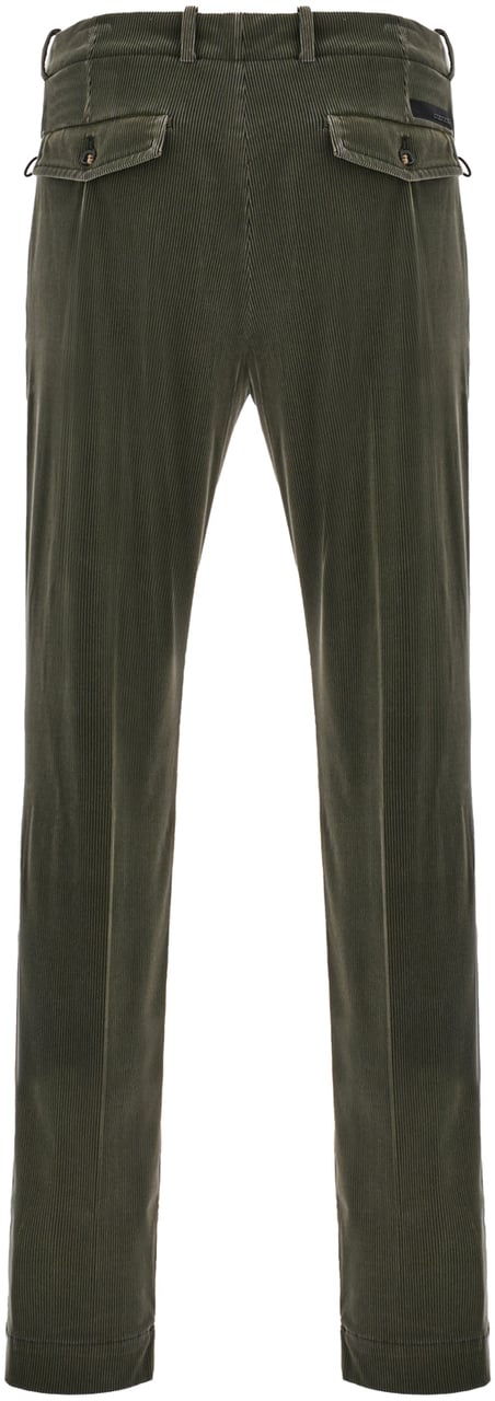 RRD RRD Khaki green corduroy chino pants Groen