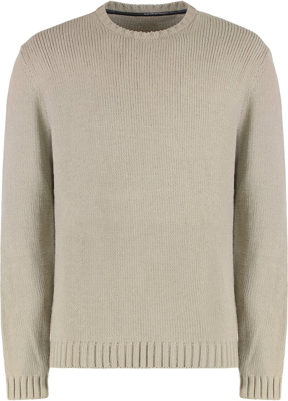 RRD Sweater round neck Cinematt Beige