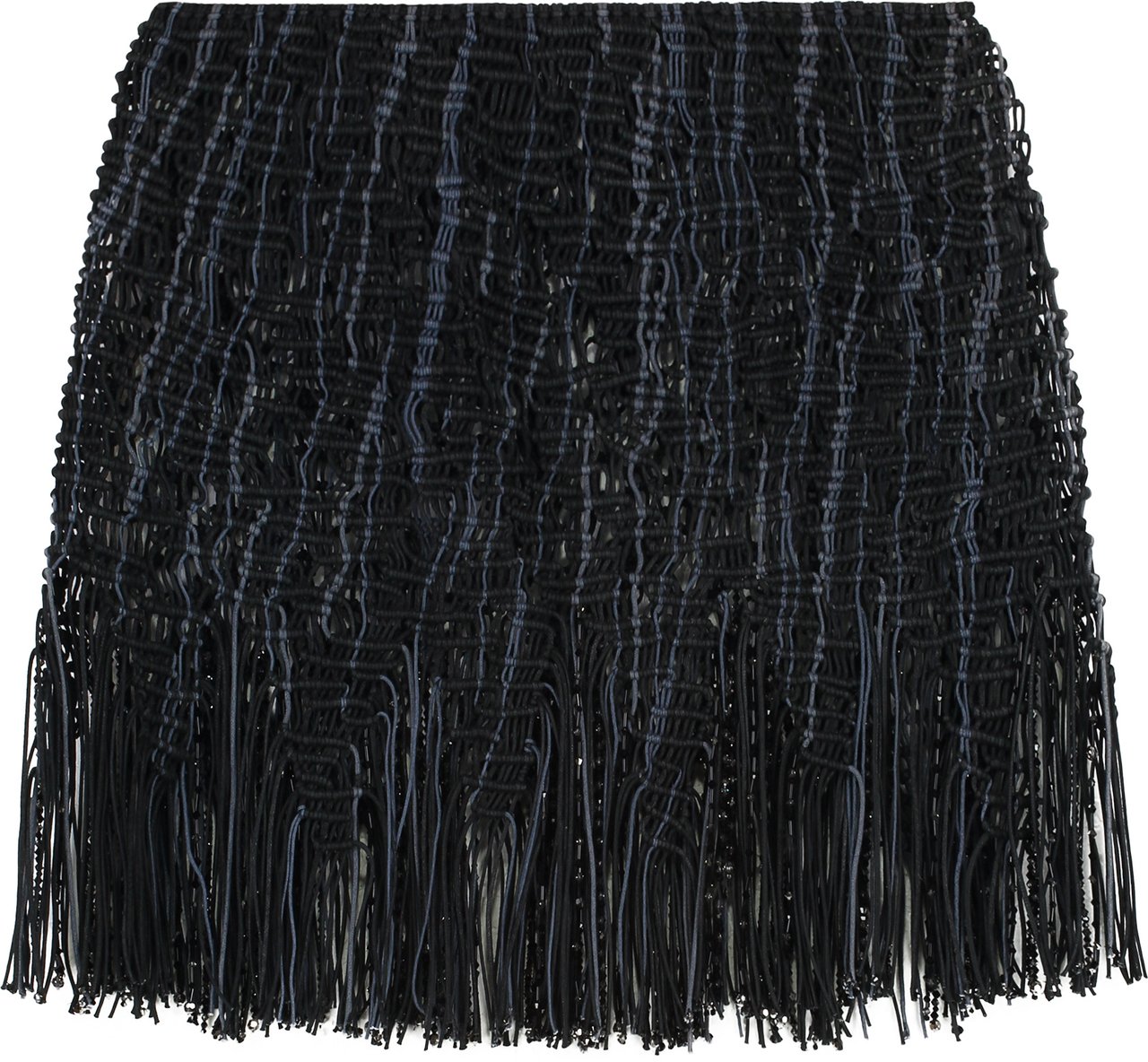 RTA Element knitted mini skirt Zwart