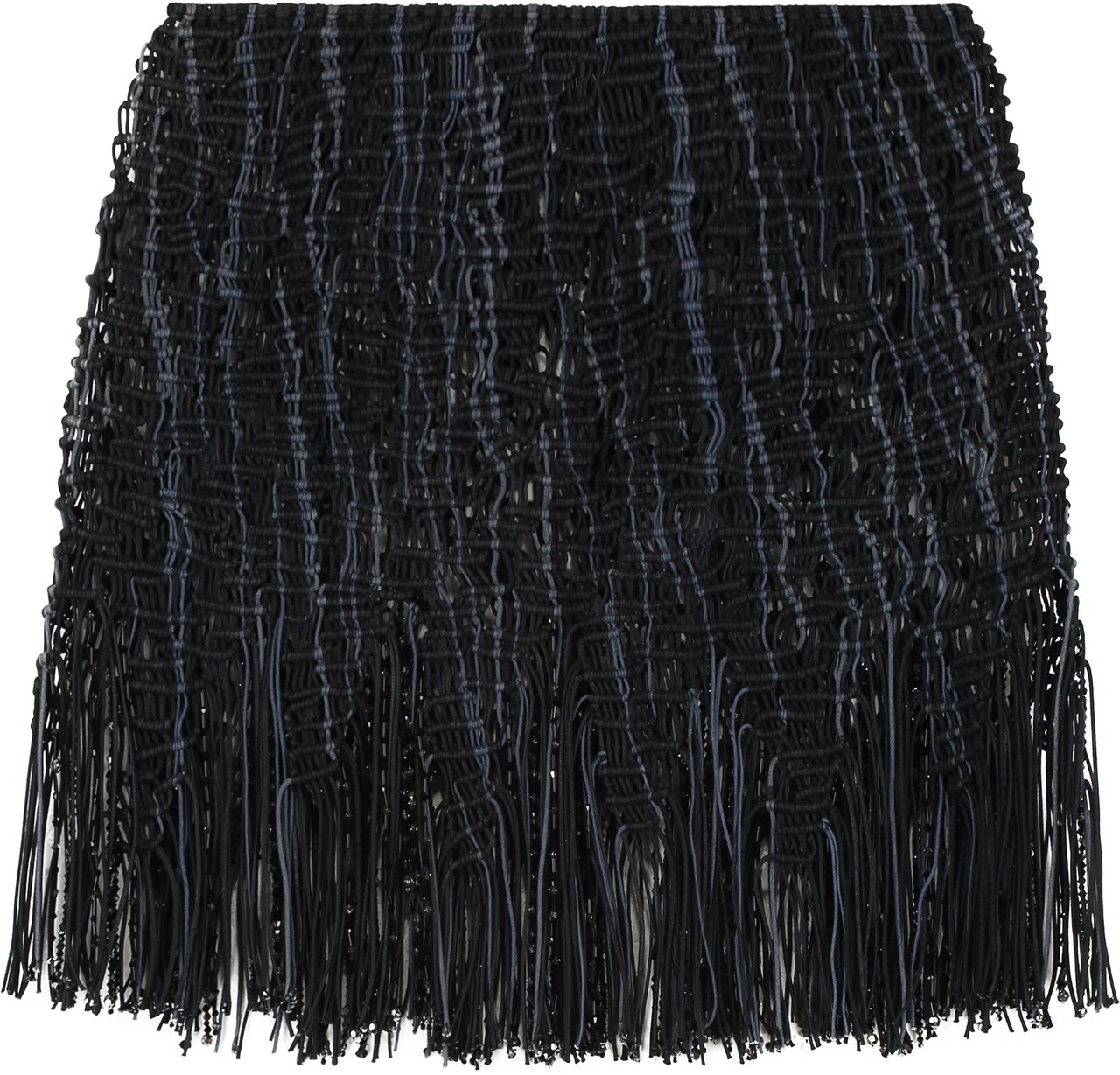 RTA Element knitted mini skirt Zwart