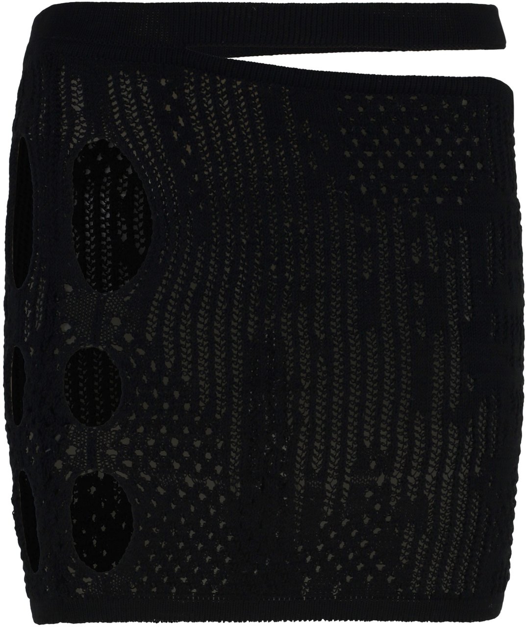 RTA Knitted mini skirt Zwart
