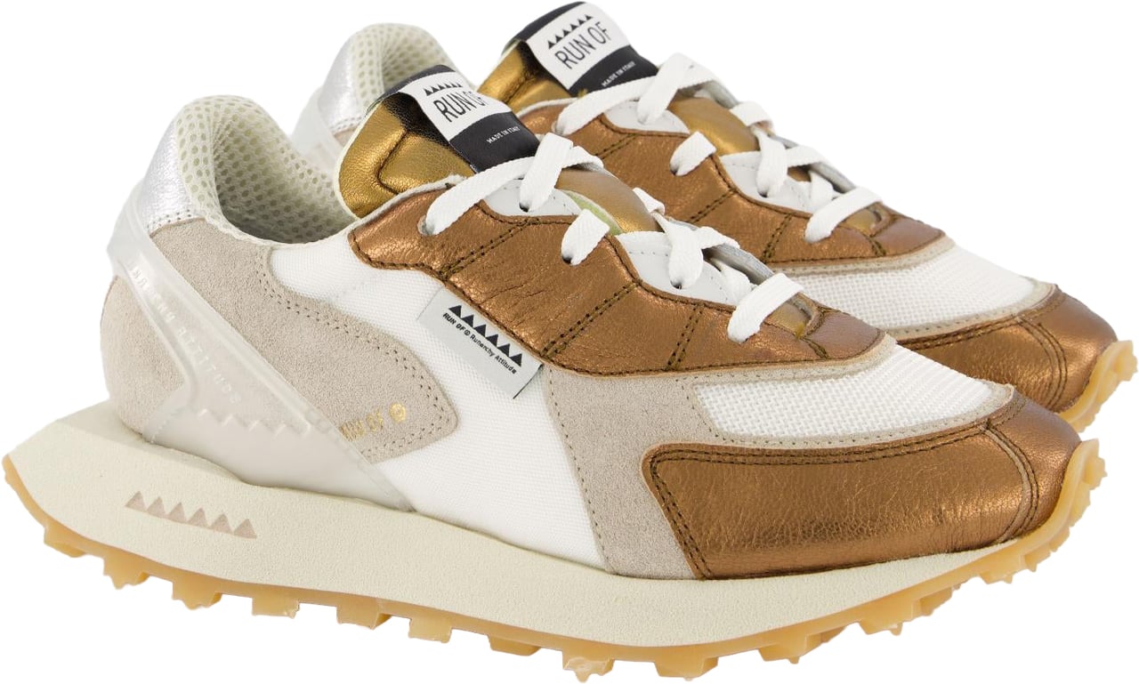 Run Of Dames Mango Sneaker Wit/Metal Wit