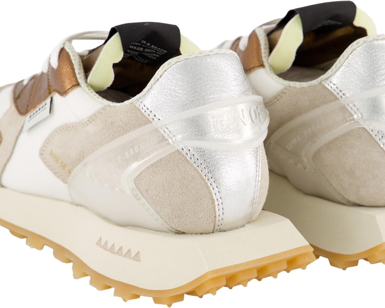 Run Of Dames Mango Sneaker Wit/Metal Wit