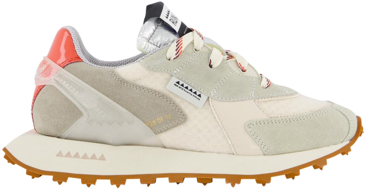 Run Of Dames Pure Sneaker Wit/Beige Wit