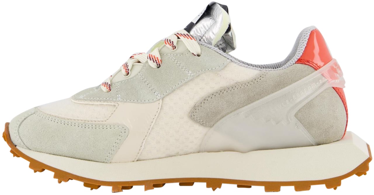 Run Of Dames Pure Sneaker Wit/Beige Wit