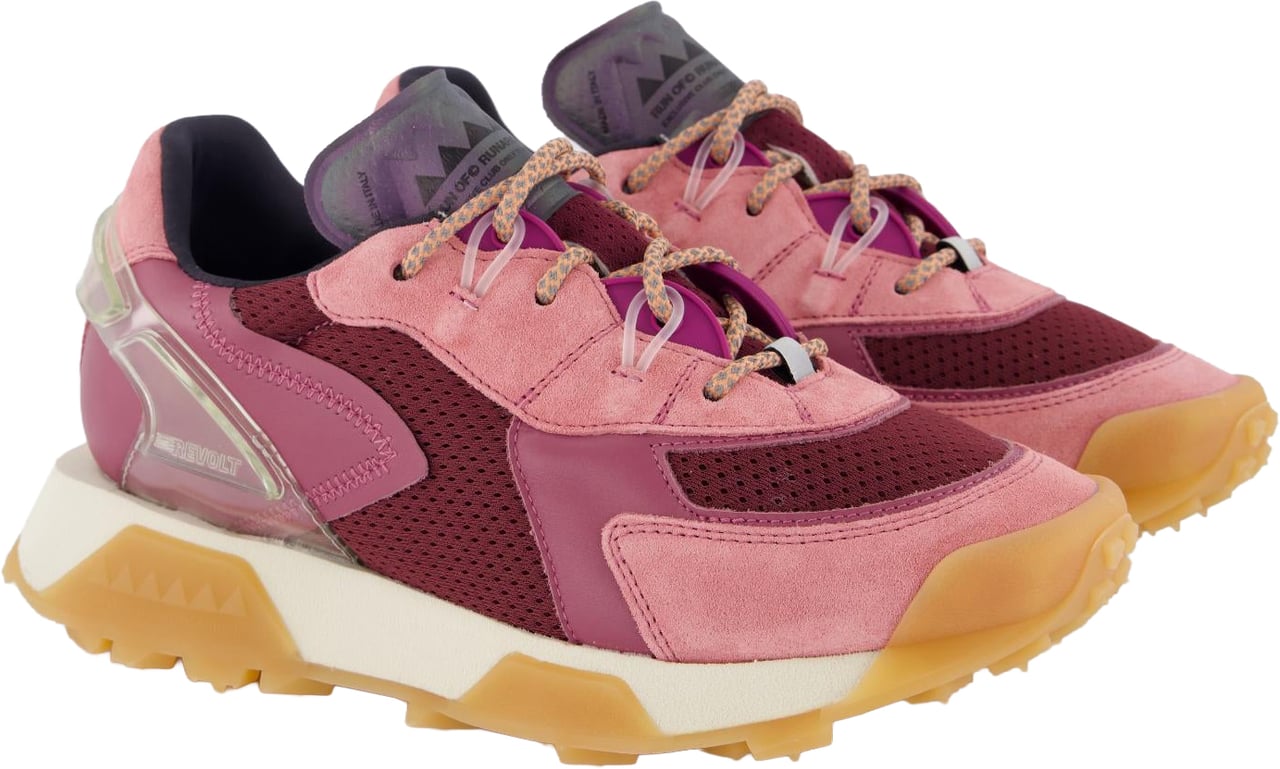 Run Of Dames Revolt Sneaker Roze Roze