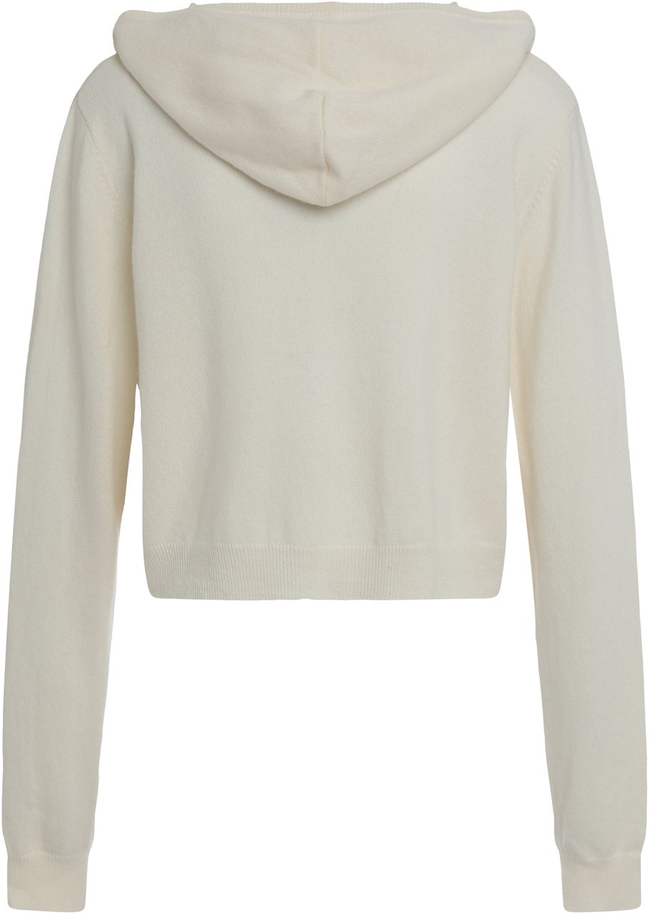 Sablyn Candace knitted full zip hoodie Neutraal