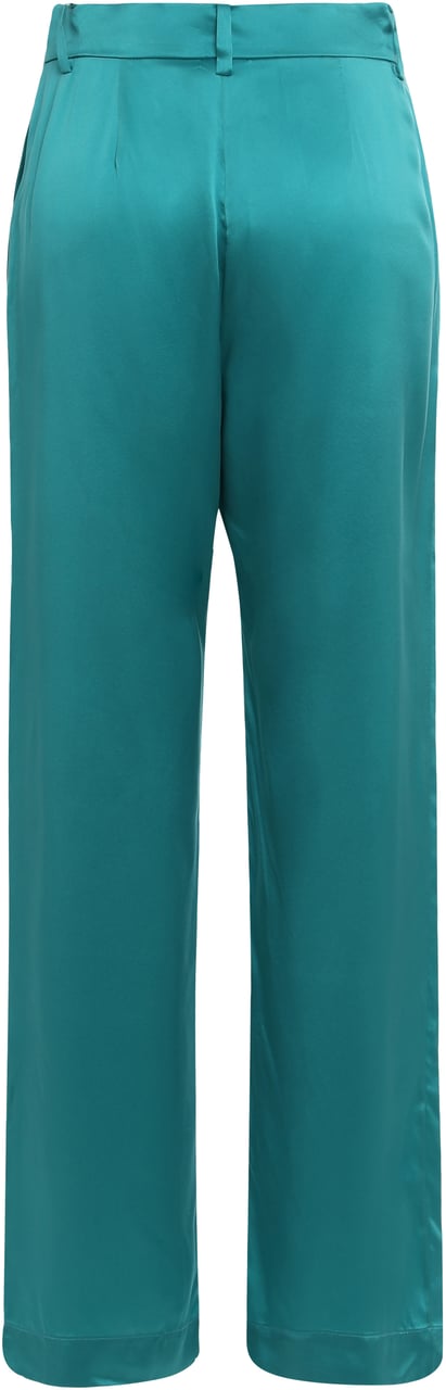 Sablyn Loose silk pants Blauw