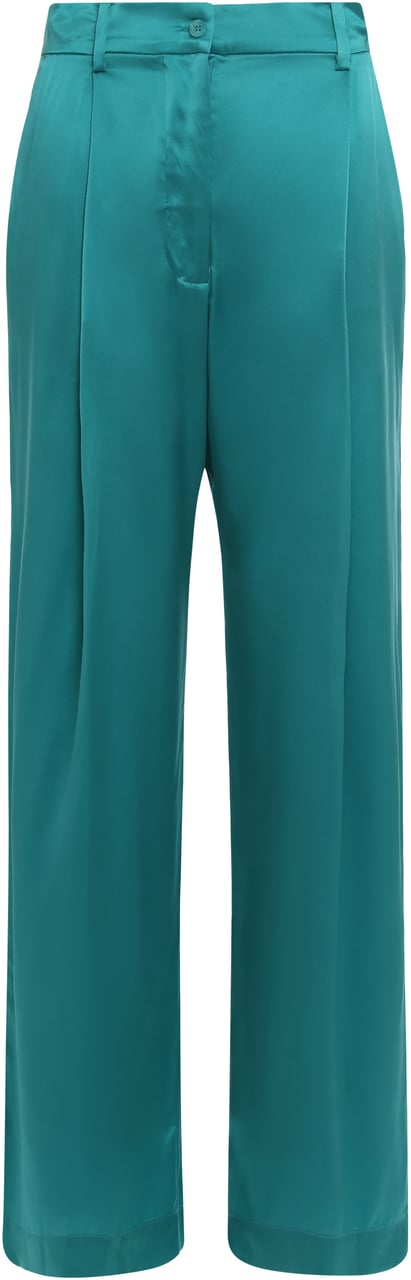 Sablyn Loose silk pants Blauw