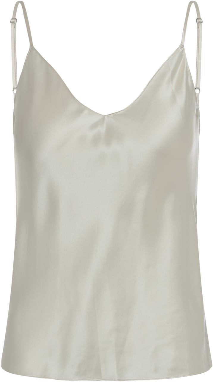 Sablyn Gloria silk top Neutraal