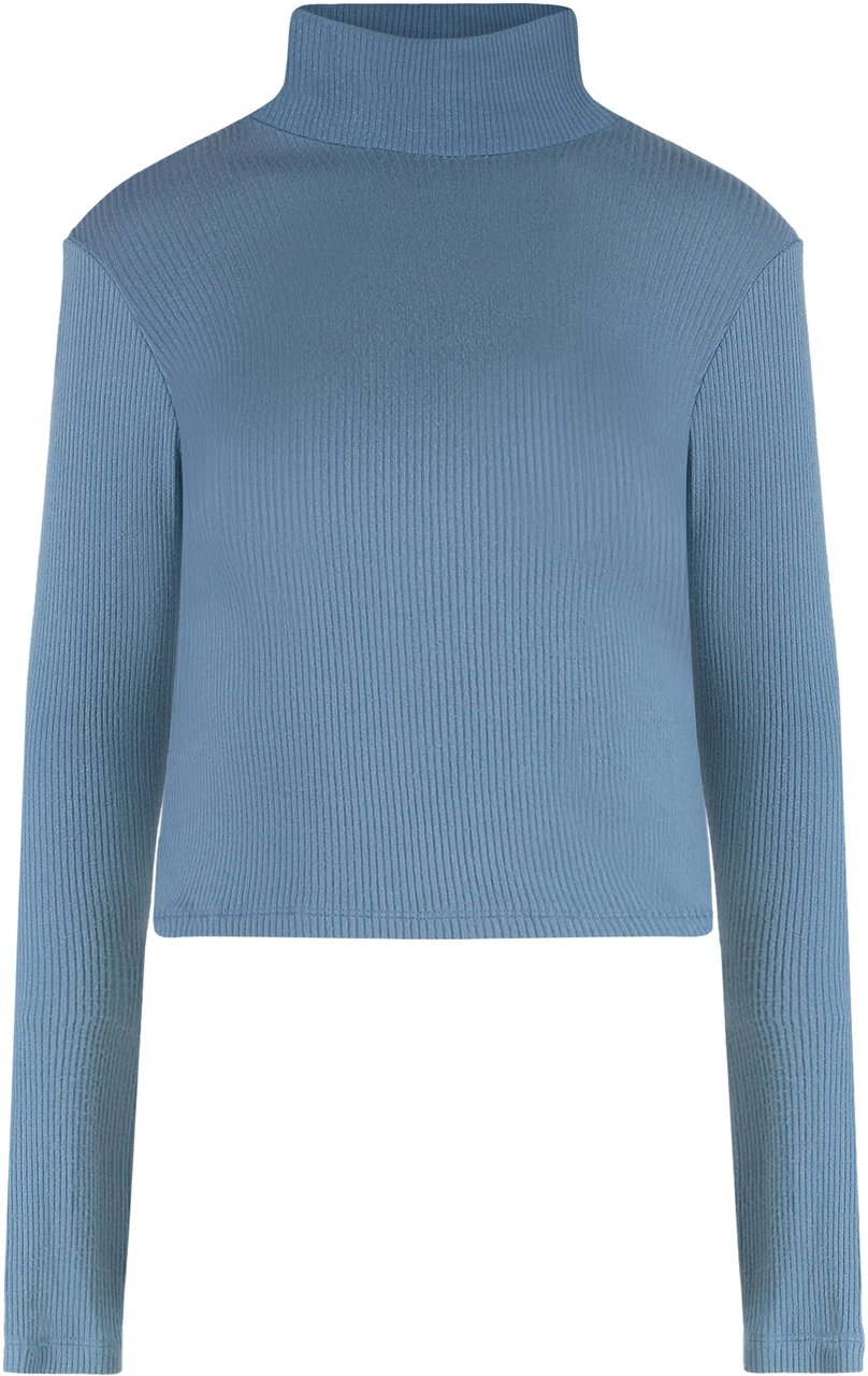 Sablyn Hailey Turtleneck sweater Lichtblauw