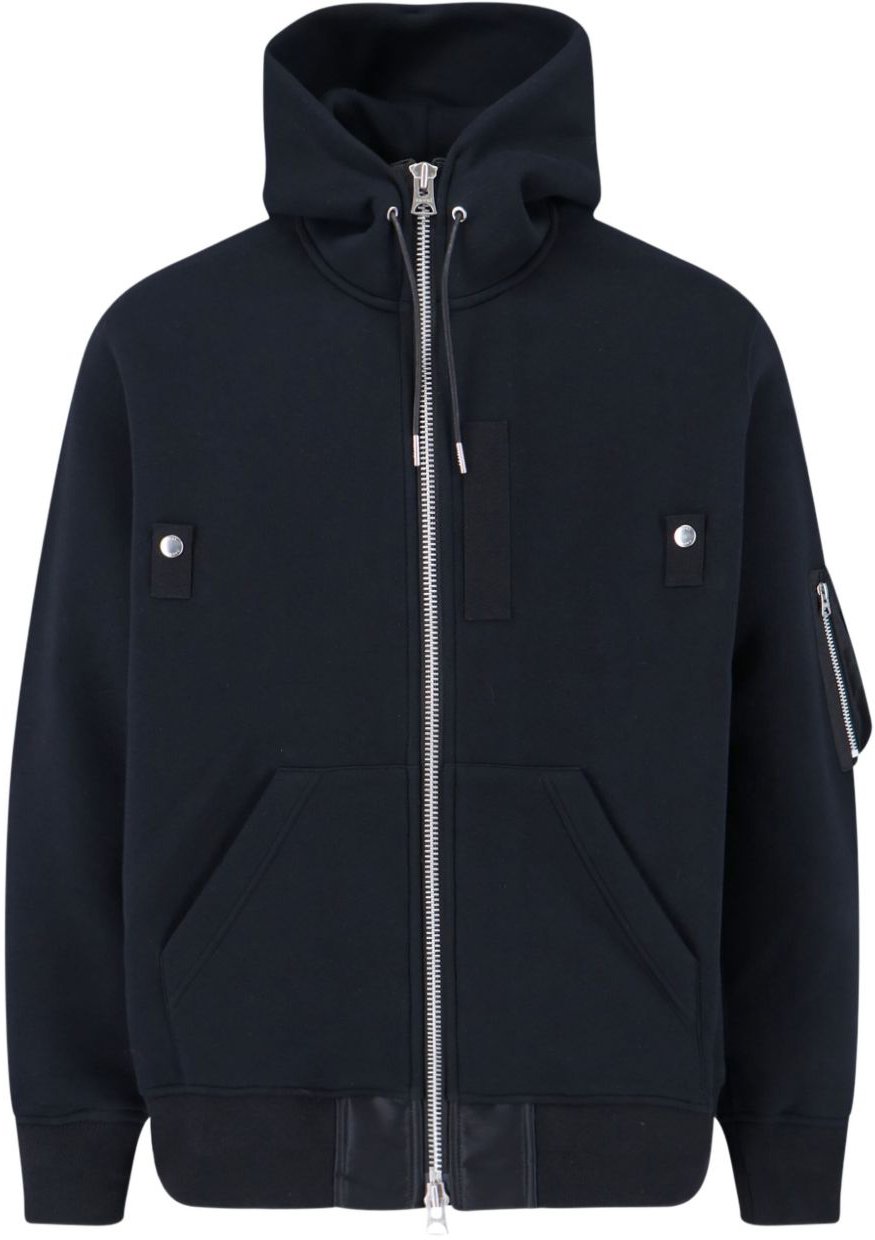 Sacai Sweaters Black Zwart