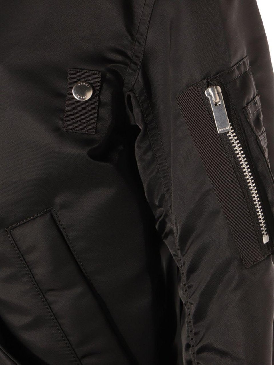 Sacai Coats Black Zwart
