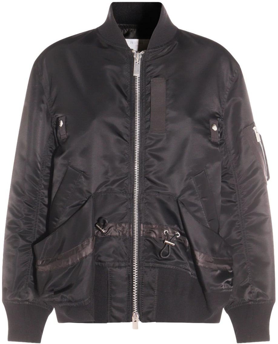Sacai Coats Black Zwart