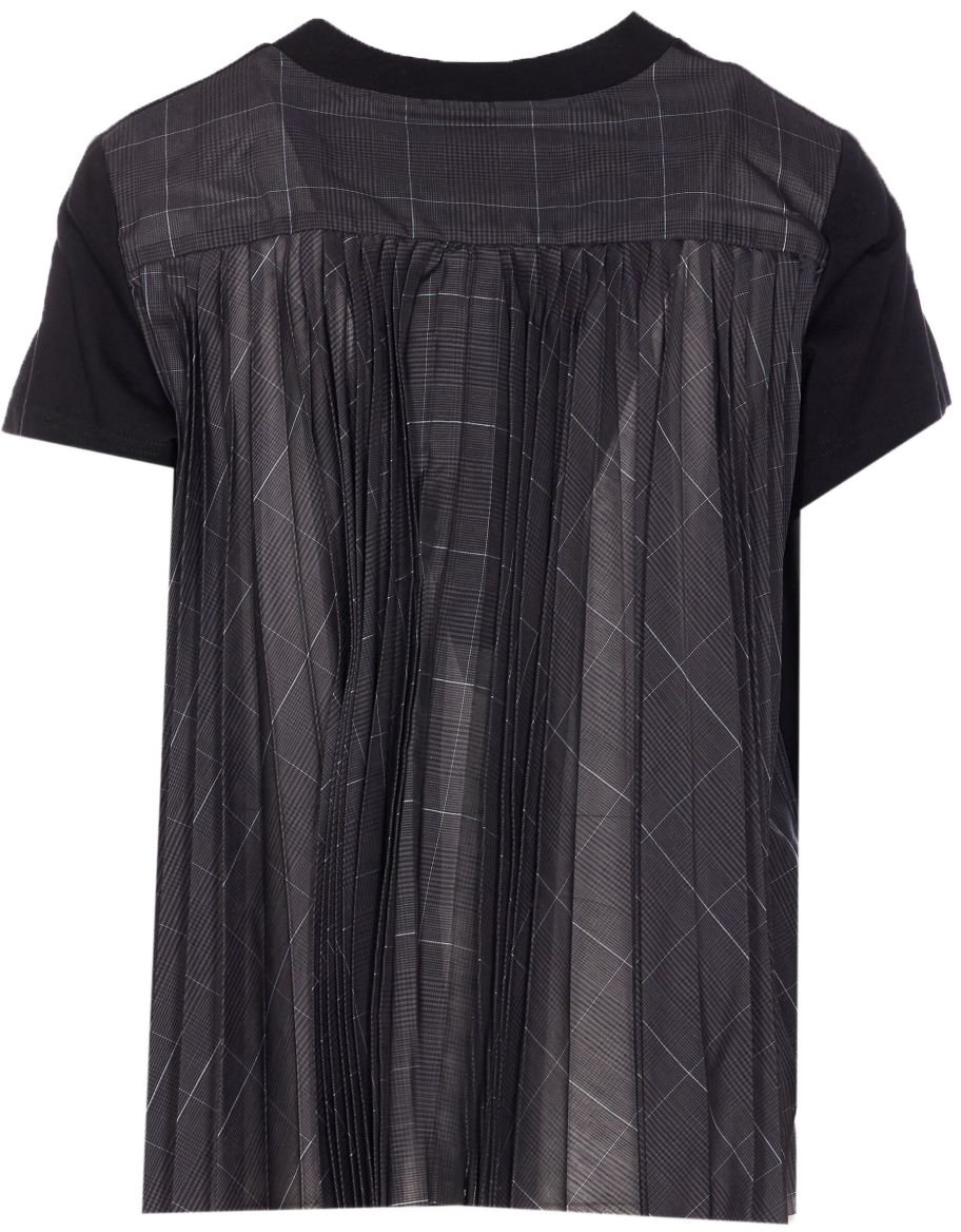 Sacai T-Shirts And Polos Black Zwart