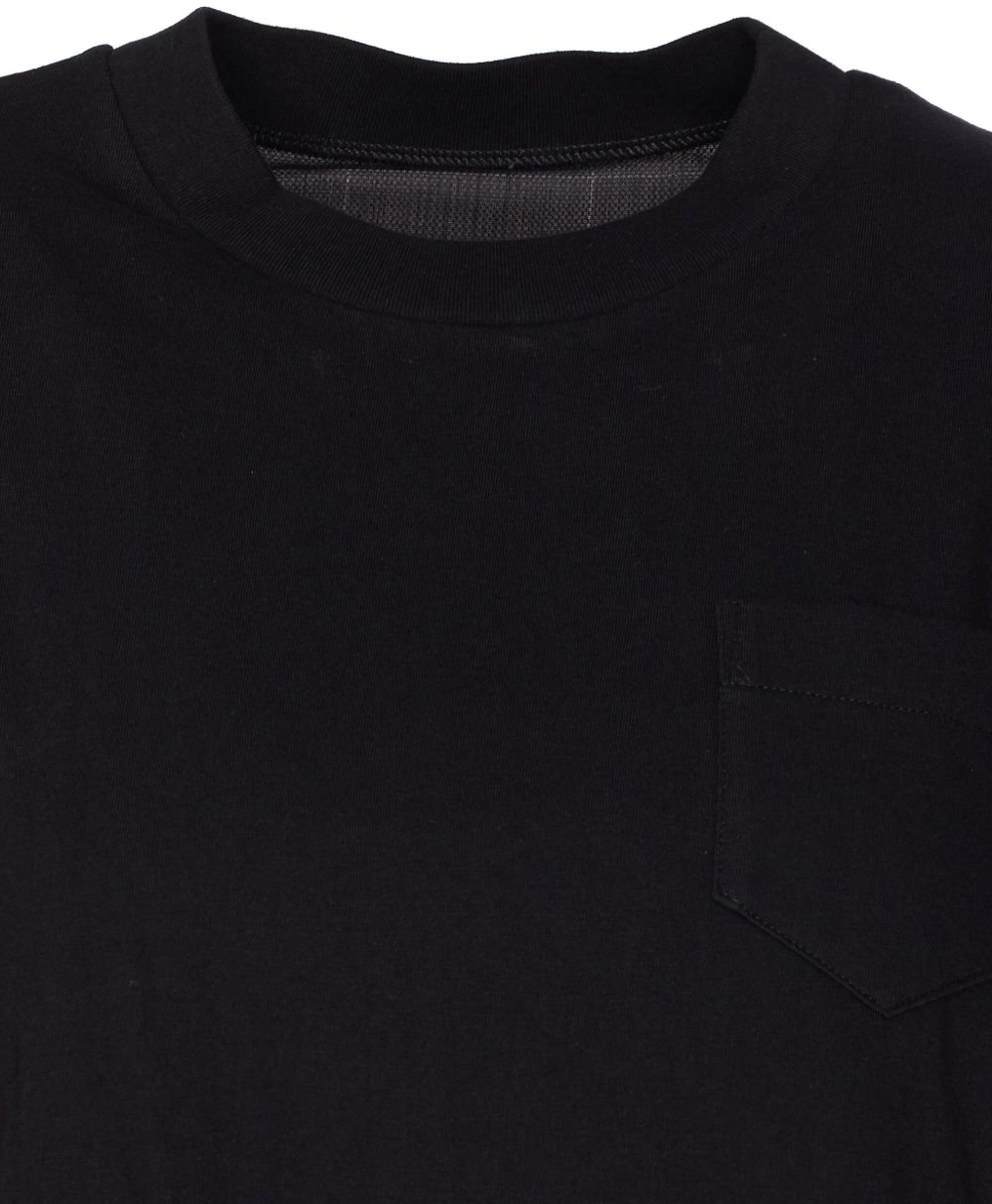 Sacai T-Shirts And Polos Black Zwart